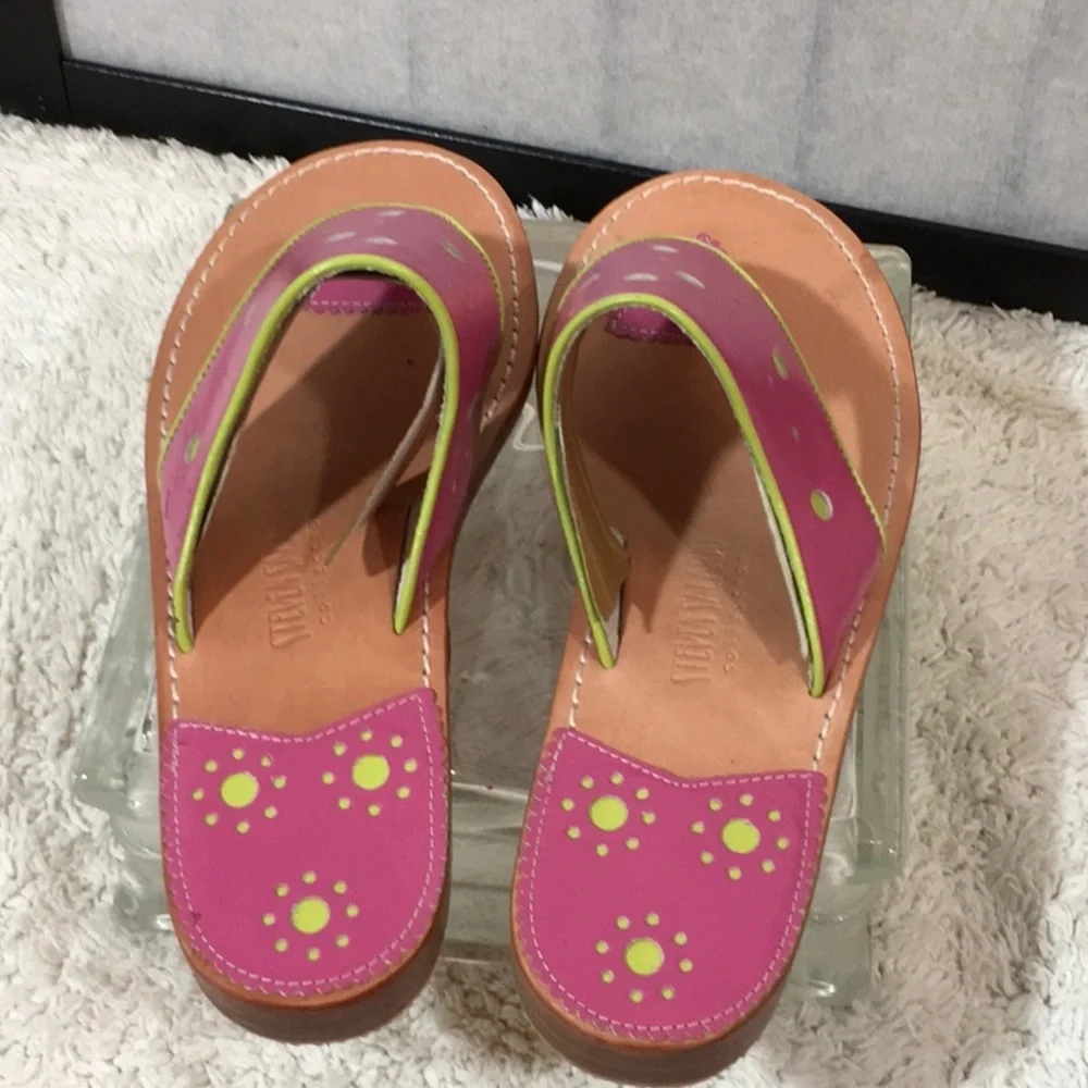 Steven Salario leather slides